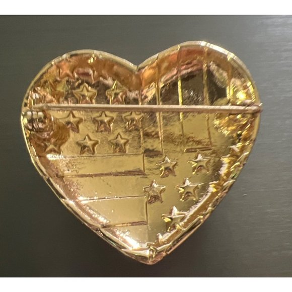 Star Spangle Banner Earrings & Enamel Pin Set - Picture 2 of 9